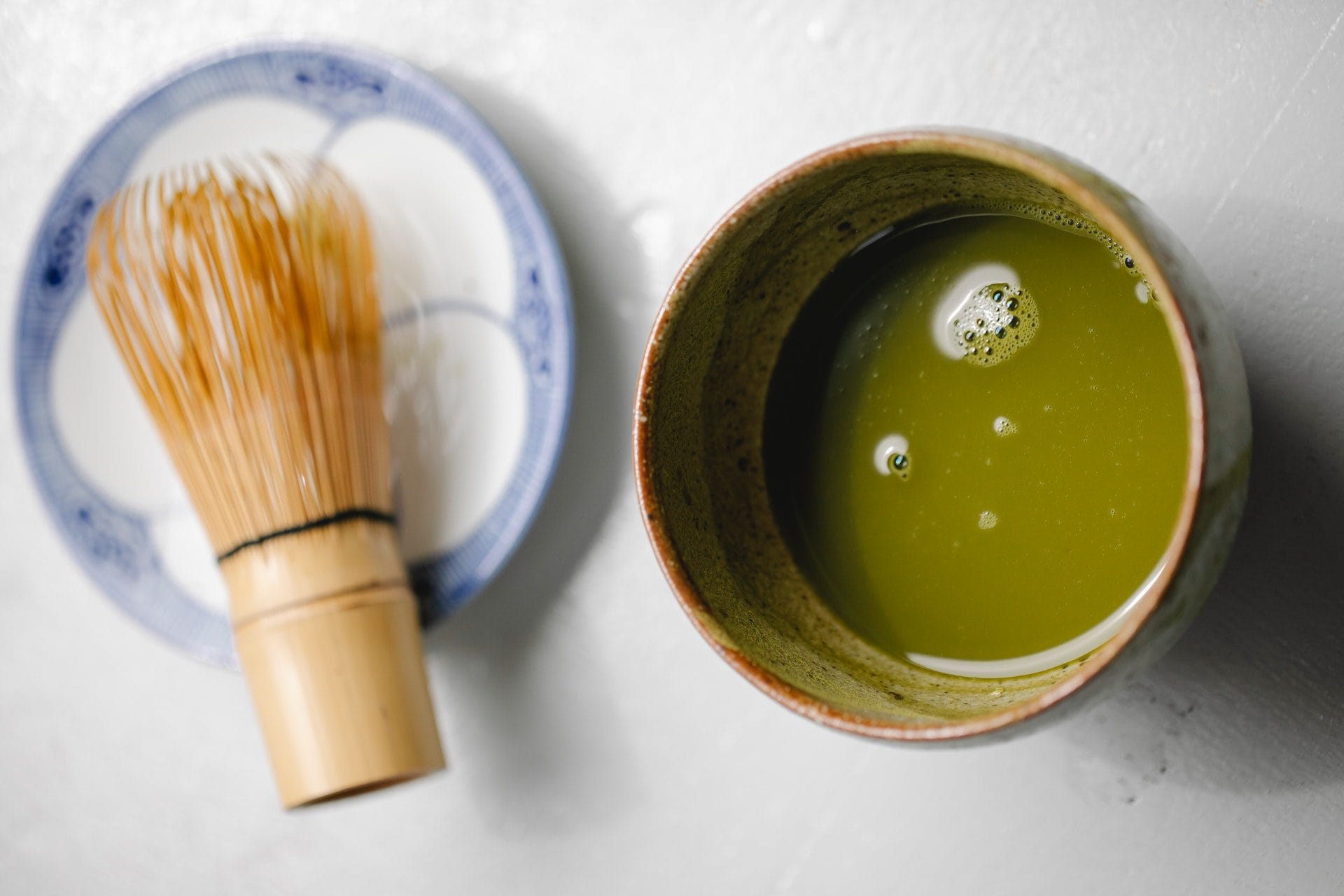 green tea liquid